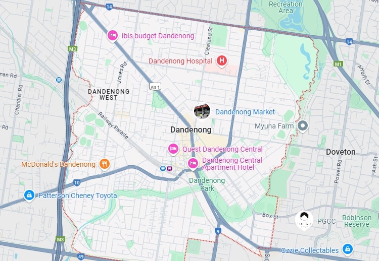 dandenong-map