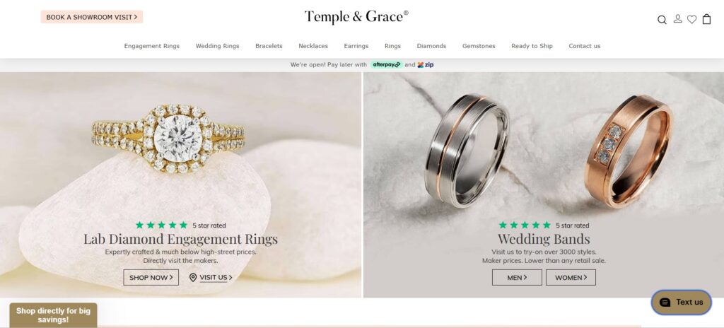 temple and grace homepage
