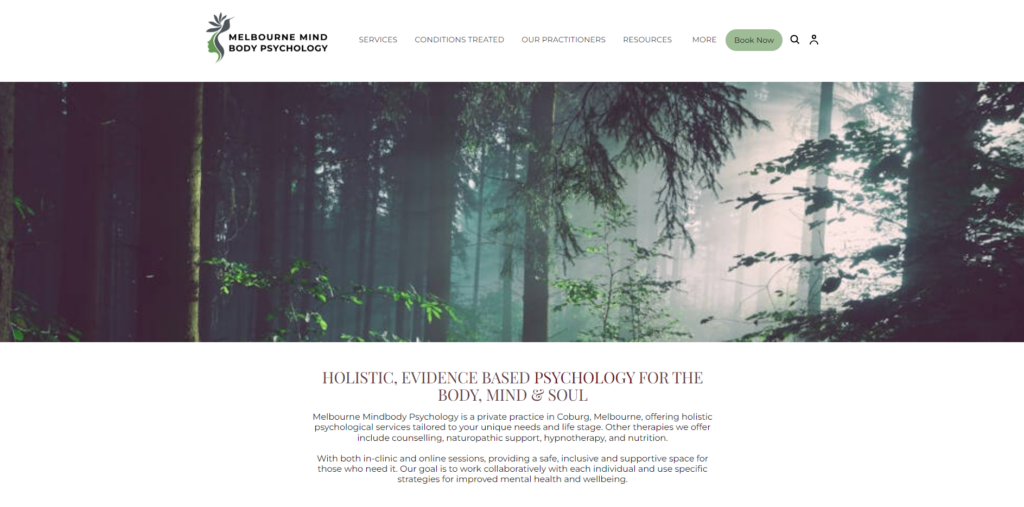 melbourne mind body psychology homepage