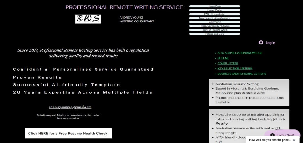 rwservice homepage